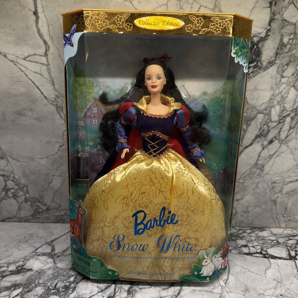 1998 Snow White Barbie Children's Collector Series Collector Edition NEW